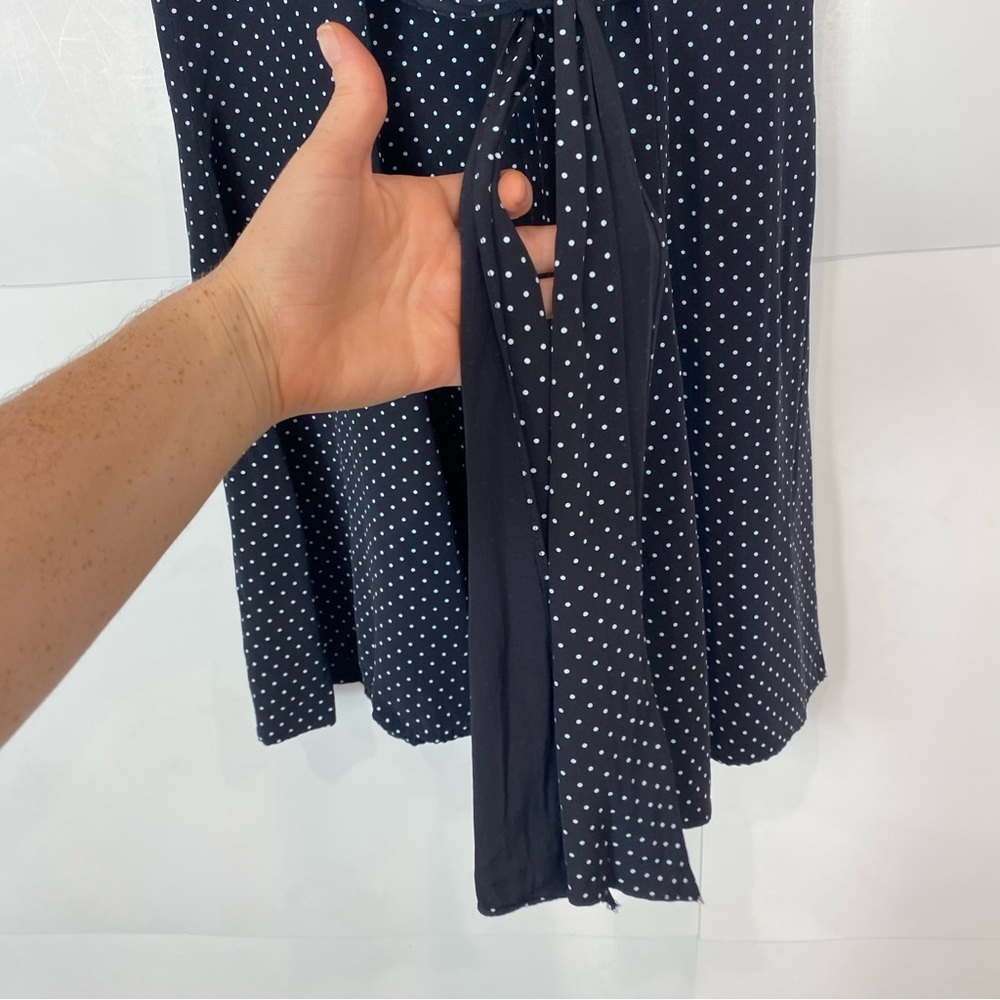 Ninalee Vintage 1990s Romper Black & White Polka dot Retro 90s Jumper - Picture 8 of 17
